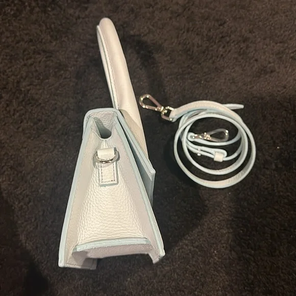 Jacquemus - light Blue Le Chiquito Moyen Top Handle - Picture 11 of 14